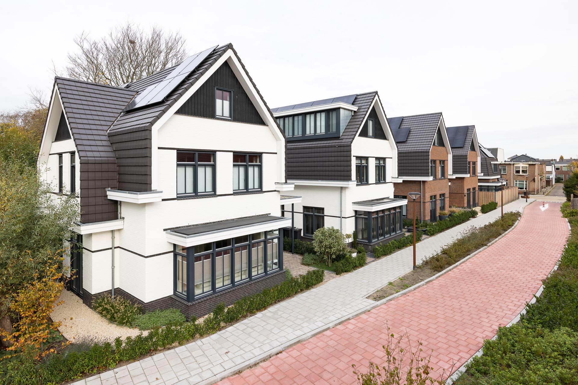 Witte-vrijstaande-woningen-Residence-Jozef-Hillegom-Brouwerlaan
